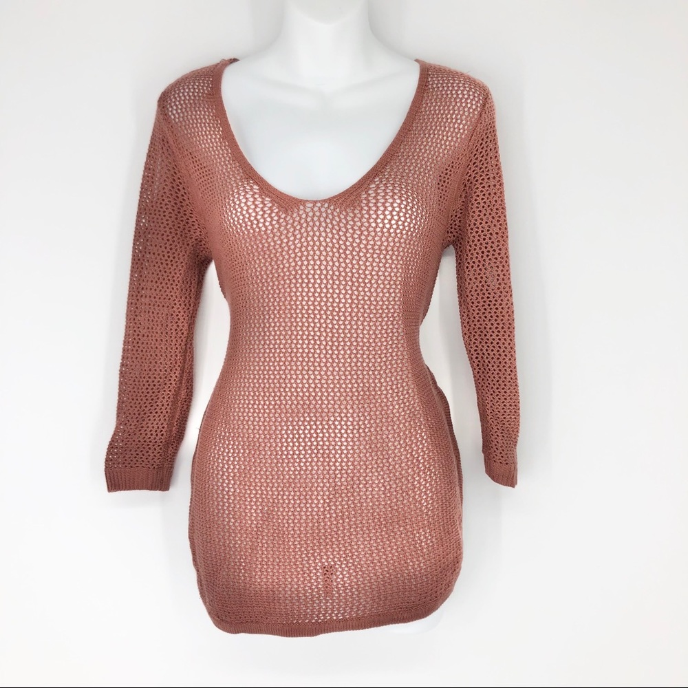 SOHO New York & Co Small Auburn Knit Sweater